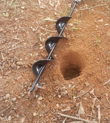Customer photo review of GardenMate™ - Garden Auger Drill