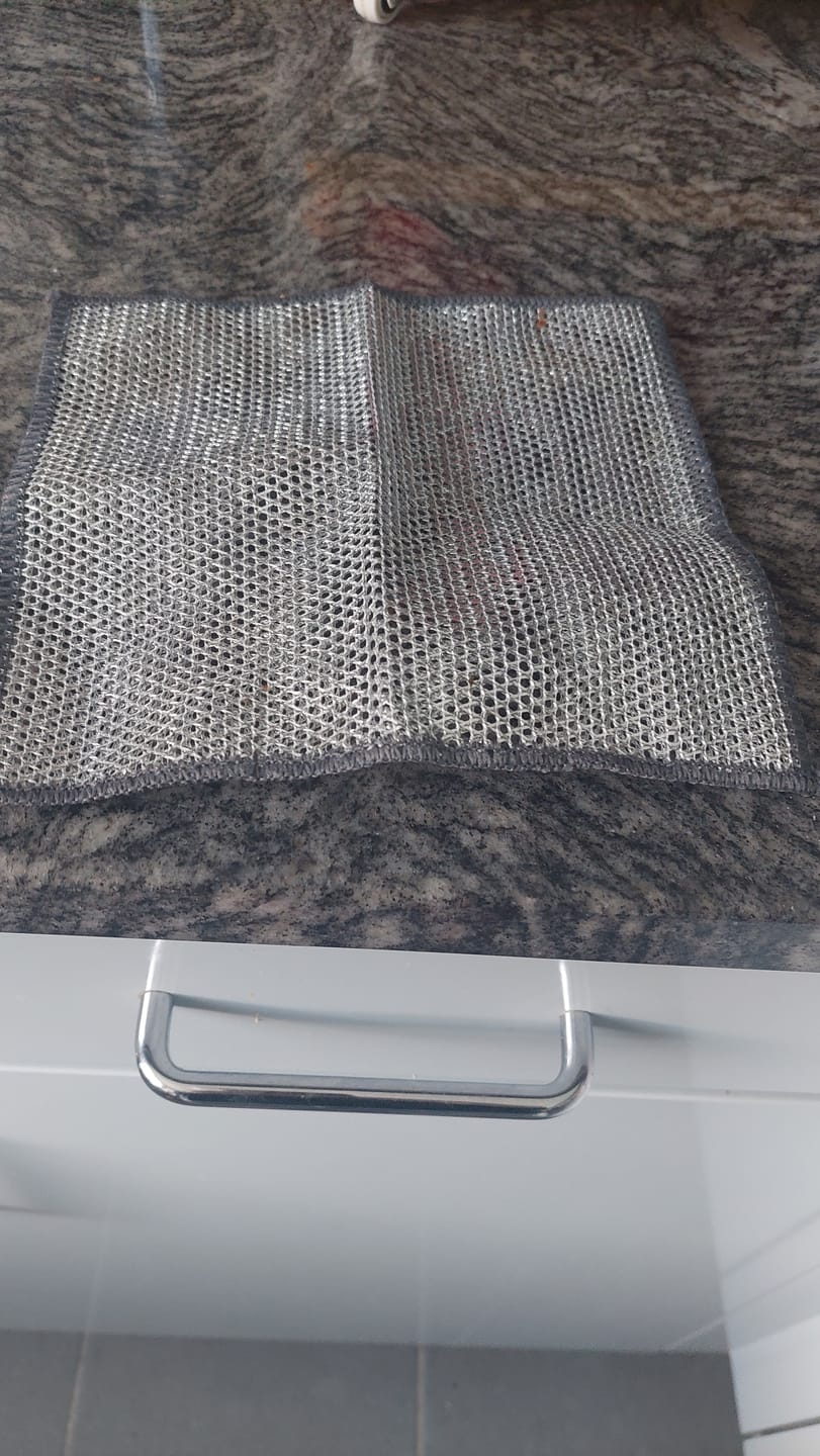 Customer photo review of Cleany™ - Mehrzweck-Geschirrspüllappen aus Draht für Nass und Trocken