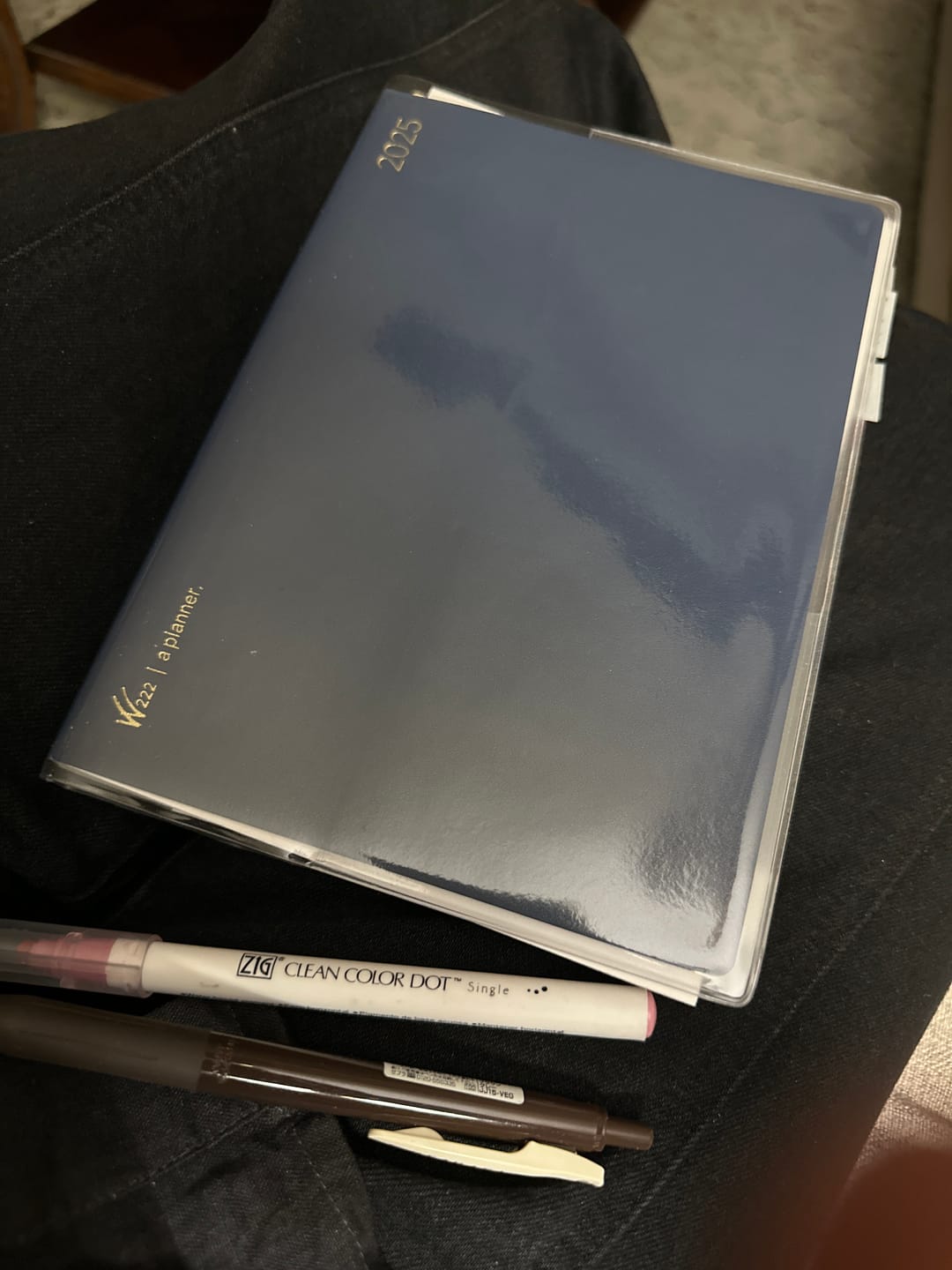 Customer photo review of Vinyl Clear Cover | Weekly Planner | Core | 288