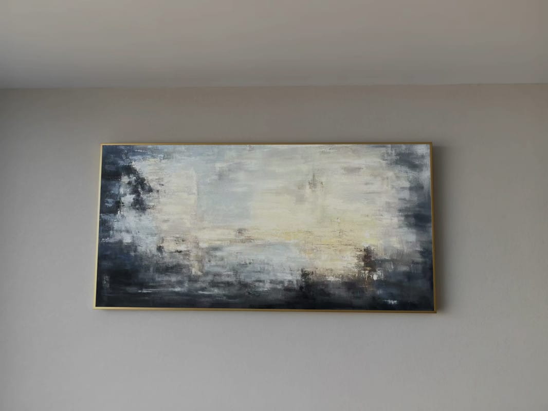 Customer photo review of Abstract Wall Art #AT018