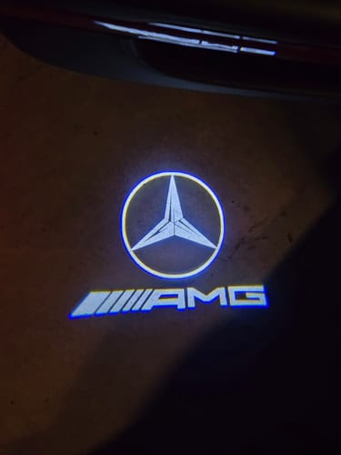 Customer photo review of MERCEDES DOOR LIGHTS