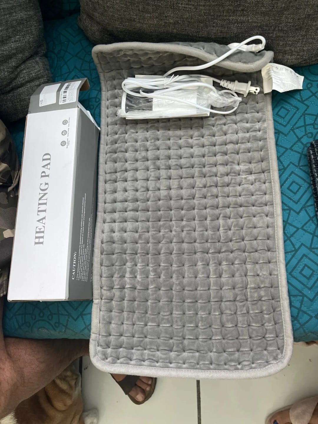 Customer photo review of Electric Heating Therapy Pad