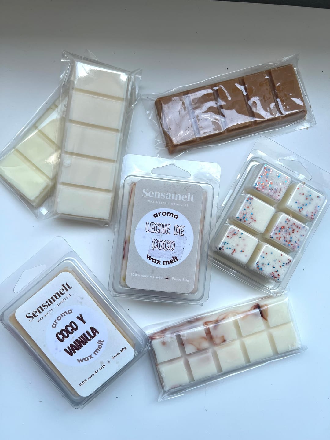 Customer photo review of Caja Sorpresa Wax Melts + Quemador Premium