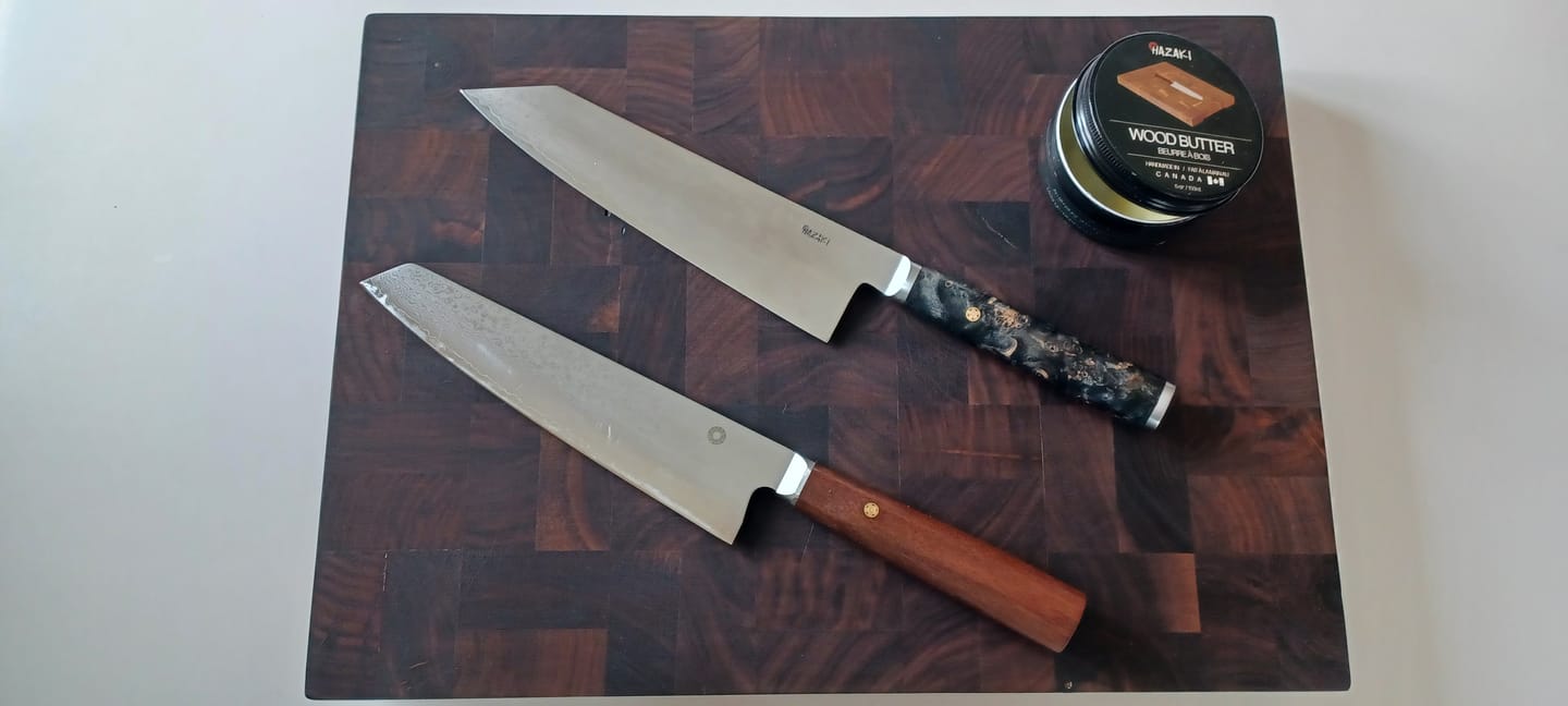 Customer photo review of Gyuto - Maple Burl