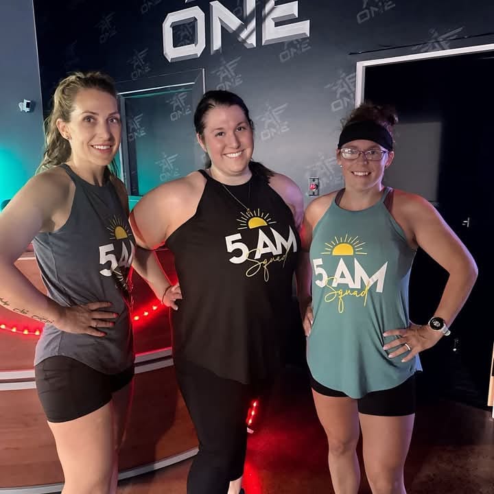 Customer photo review of 5AM Squad Rocker Tank Top