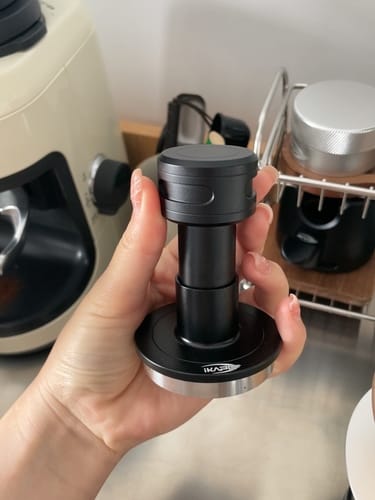 Customer photo review of Click Sound Espresso Calibrated Tamper