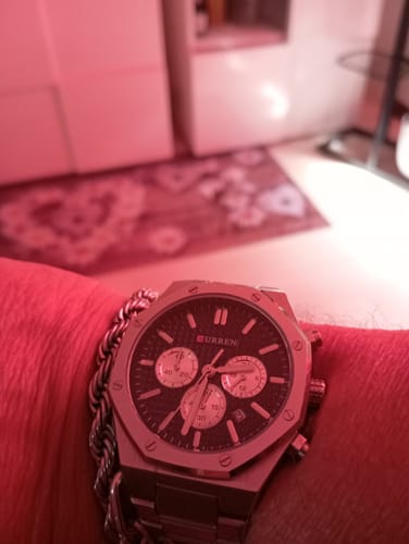 Customer photo review of Curren Atene® orologio uomo acciaio
