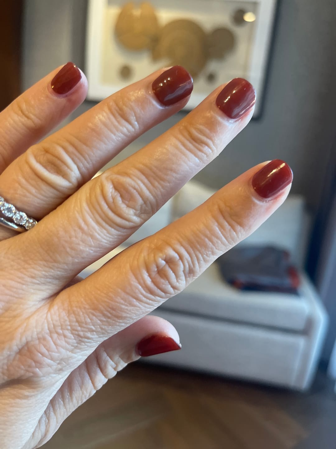 Customer photo review of N Classic Burgundy Jel Tırnak 30 Adet, 2 Kullanım