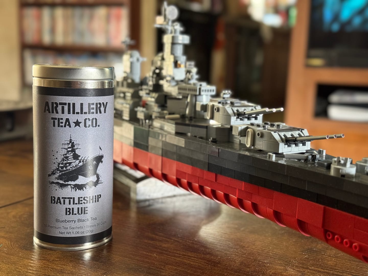 Customer photo review of Battleship Blue