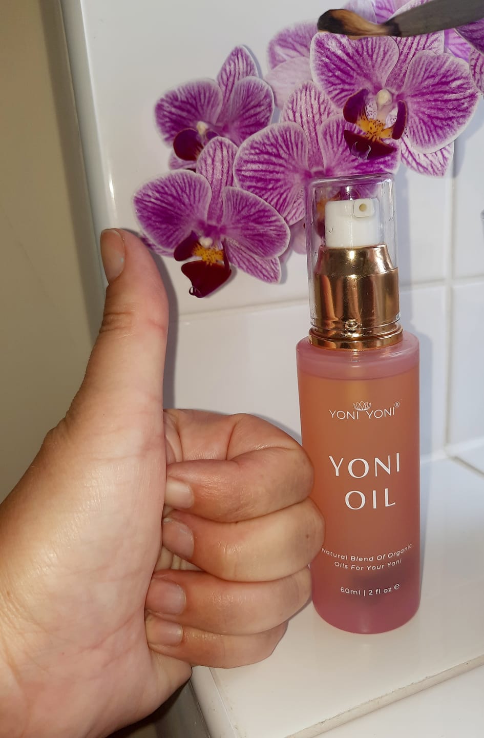 Customer photo review of Yoni Oil