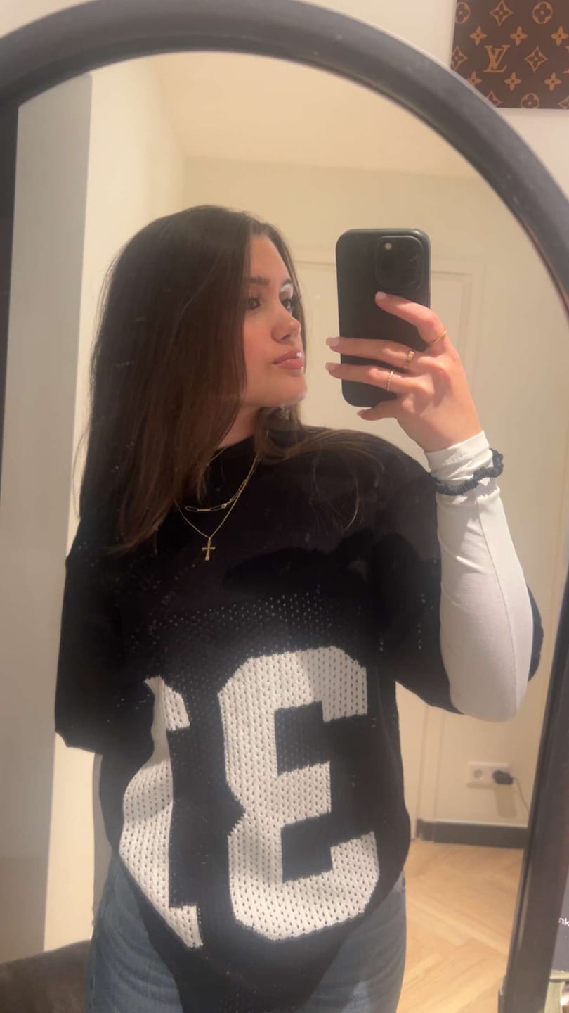 Customer photo review of KNIT JERSEY BLACK