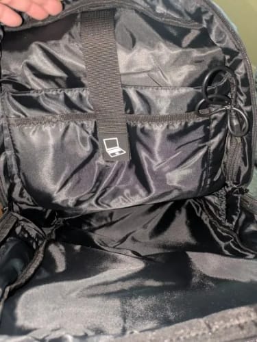Customer photo review of Mochila com Ecrã LED