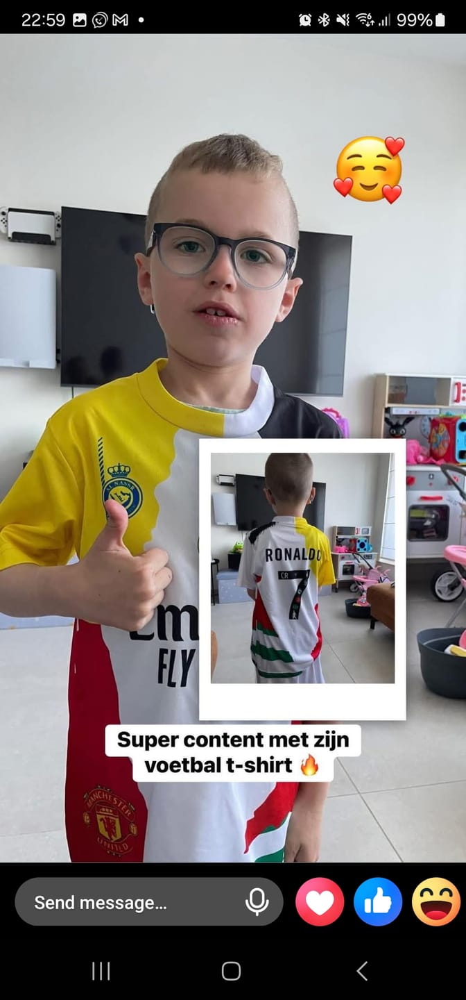 Customer photo review of Cristiano Ronaldo #cr7 GOAT Combo All Teams Special Kids Jersey KinderTrikot Maillot Enfant Soccer Shirt