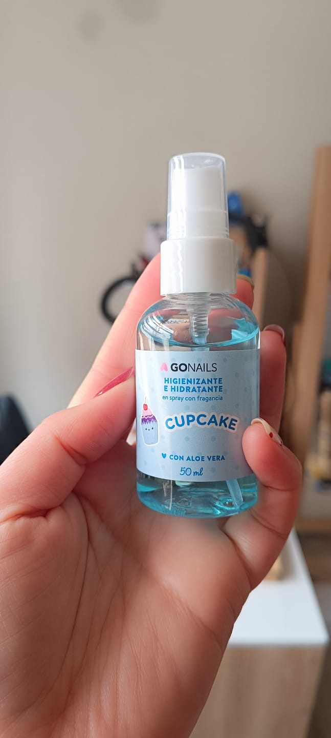 Customer photo review of Higienizante e Hidratante de Manos y Pies - Cupcake