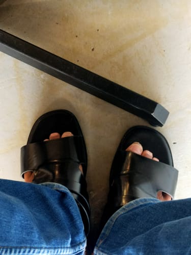 Customer photo review of Juno Sandal - Black
