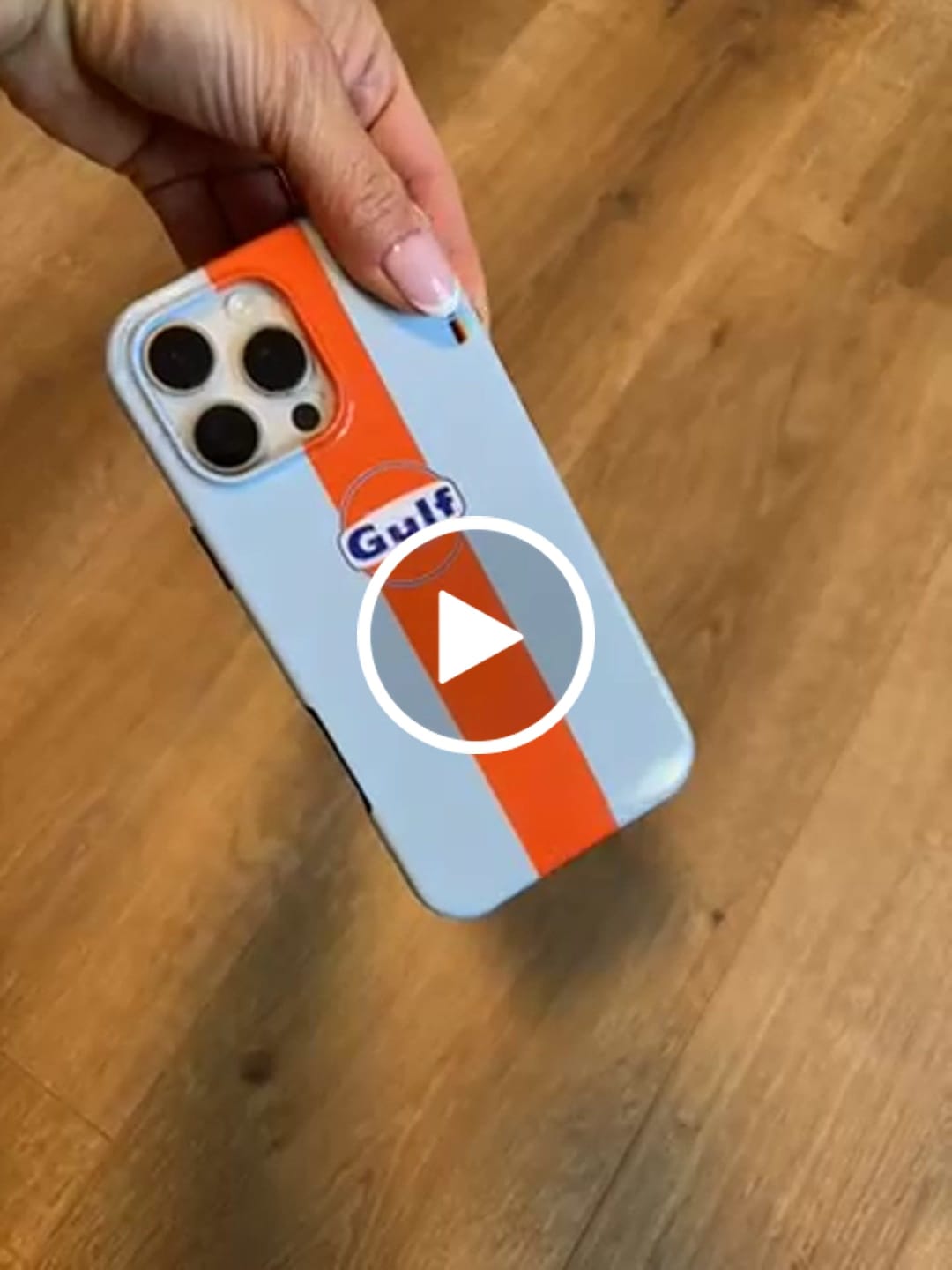 Customer video review of Gulf Porsche GT Livery - Individuelle Premium Hülle für iPhone