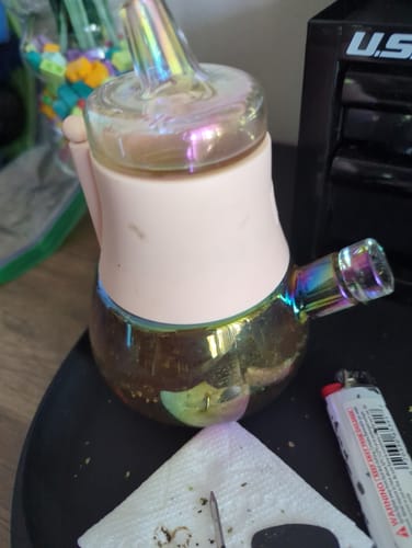 Customer photo review of The Bubbler Iridescent - Bubblegum