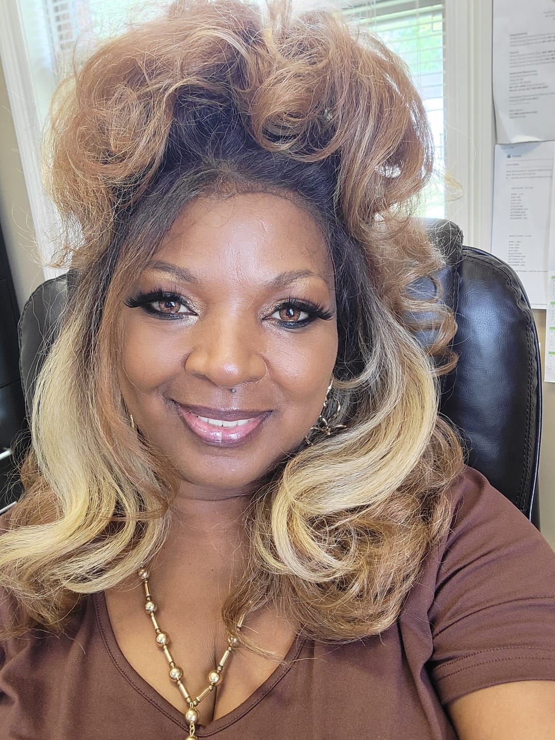 Customer photo review of Three Tone HONEY Brown Prescription Coloured Contact Lenses