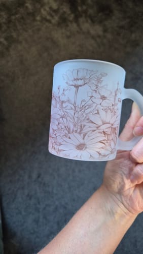 Customer photo review of 330ml (11oz) Mok Frosted voor sublimatie