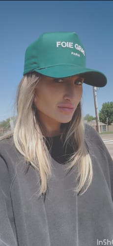 Customer photo review of Foie Gras Snapback (Kelly Green)