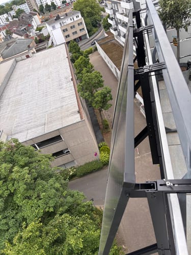 Customer photo review of Ray Balkon mit Schild Balkonkraftwerk