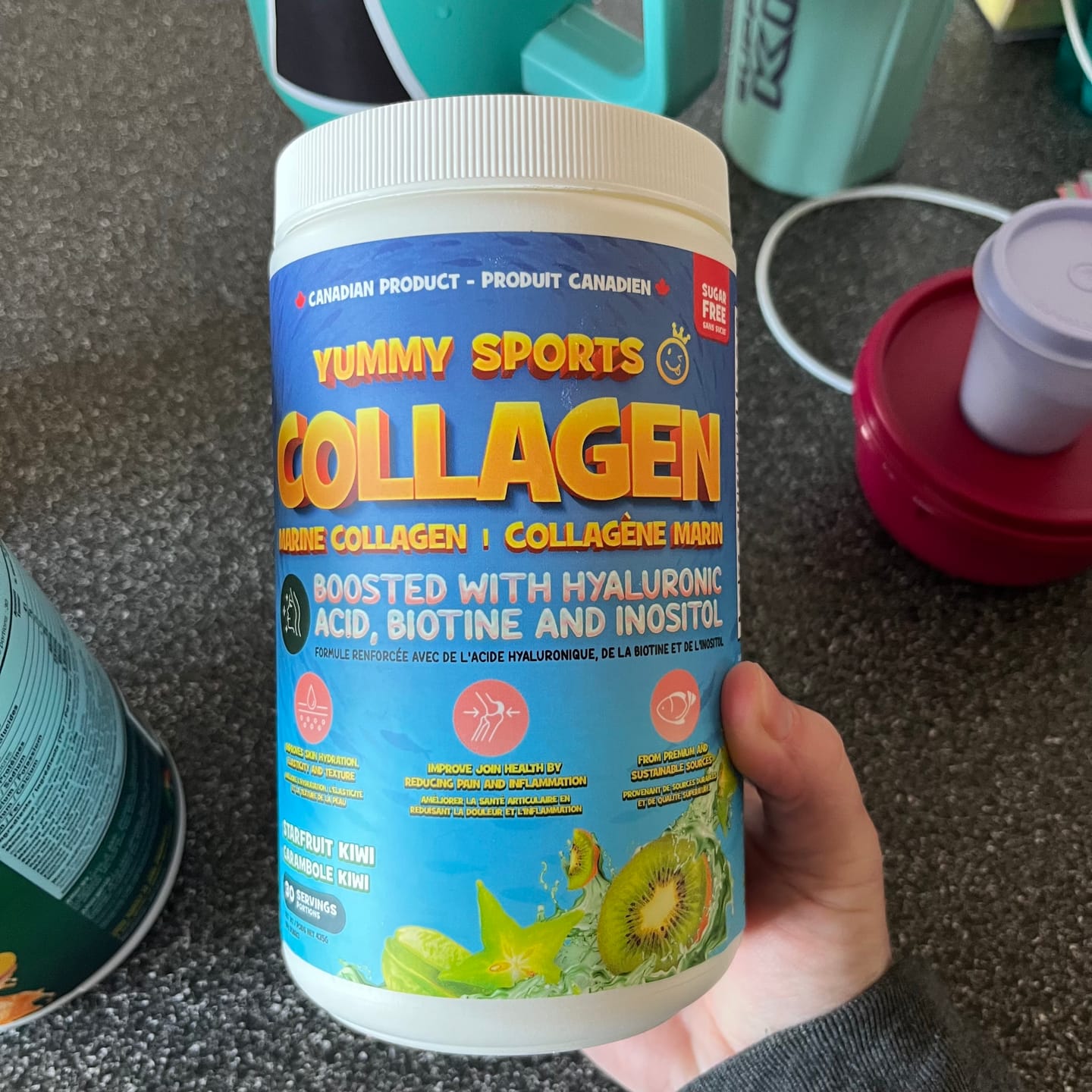 Customer photo review of Yummy Sports - Collagène marin + 435g