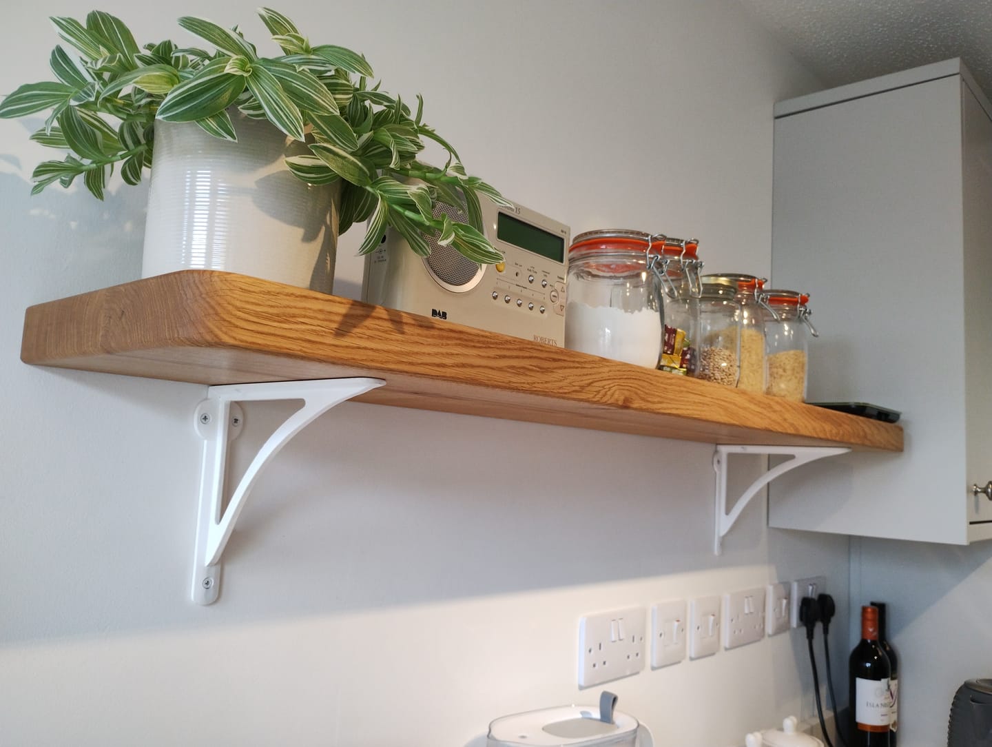 Customer photo review of 8 Inch Ironbridge Cast Iron Shelf Bracket