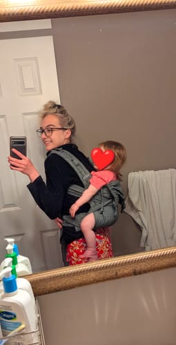 Customer photo review of Tweed MySol Mei Tai by Girasol