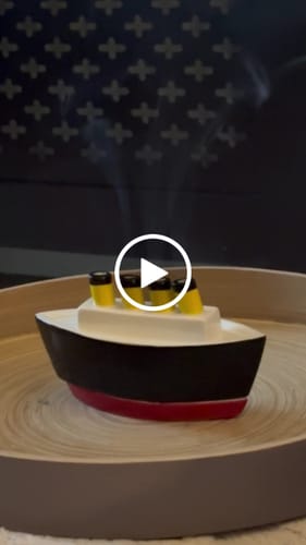Customer video review of Tiny Titanic Incense Burner