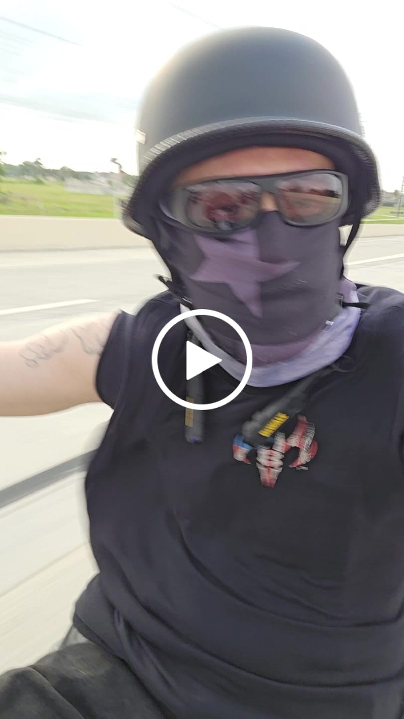 Customer video review of Mayan Style Half Helmet Lightweight Face German Style DOT Helmet - Matte Black