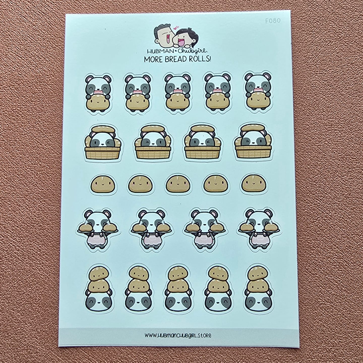 Customer photo review of More Bread Rolls! Planner Stickers