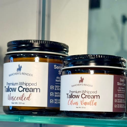 Customer photo review of Citrus Vanilla Whipped Tallow Cream