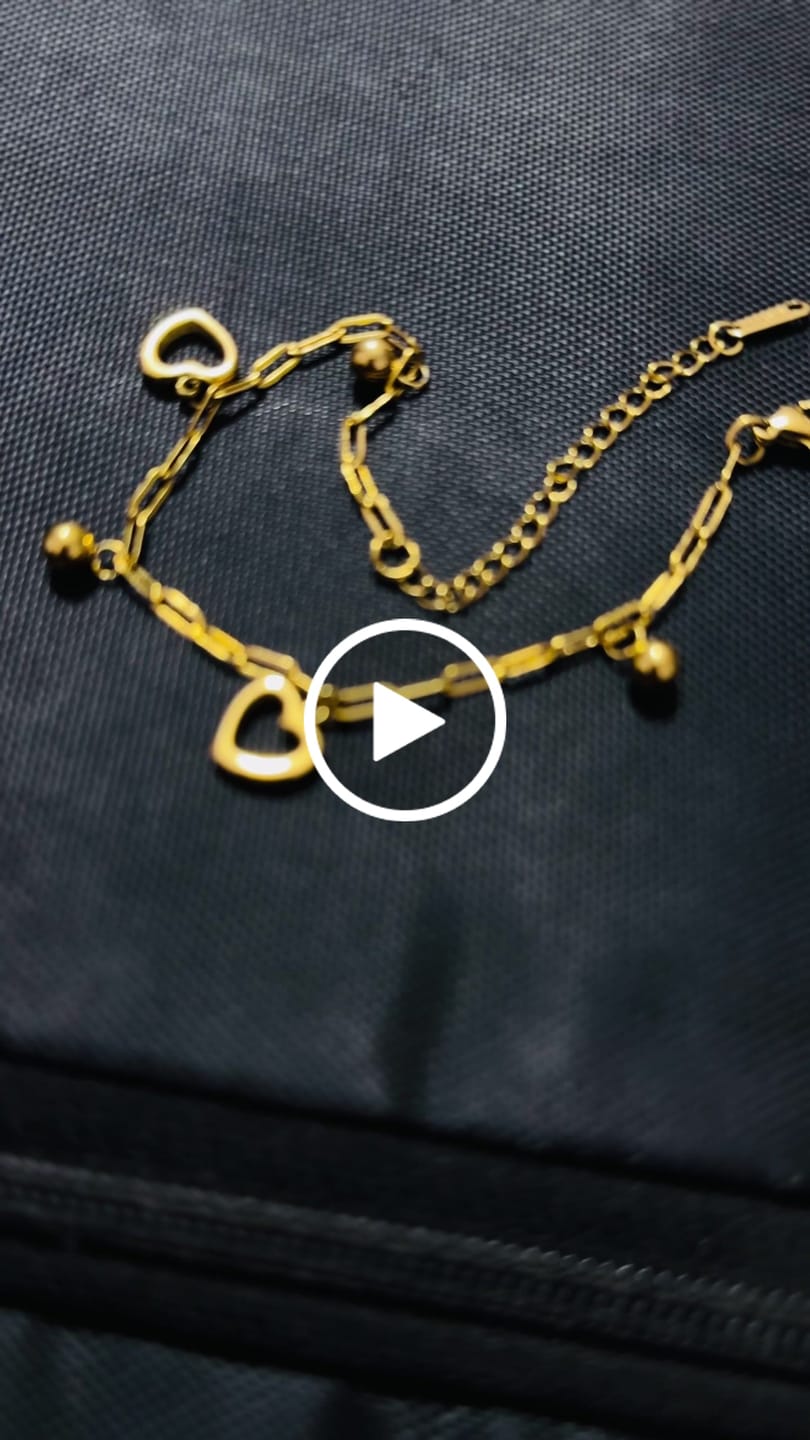 Customer video review of Openwork Heart Charm Bracelet