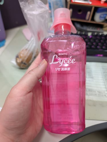 Customer photo review of 【第3類医薬品】Lycee 洗眼藥 450mL