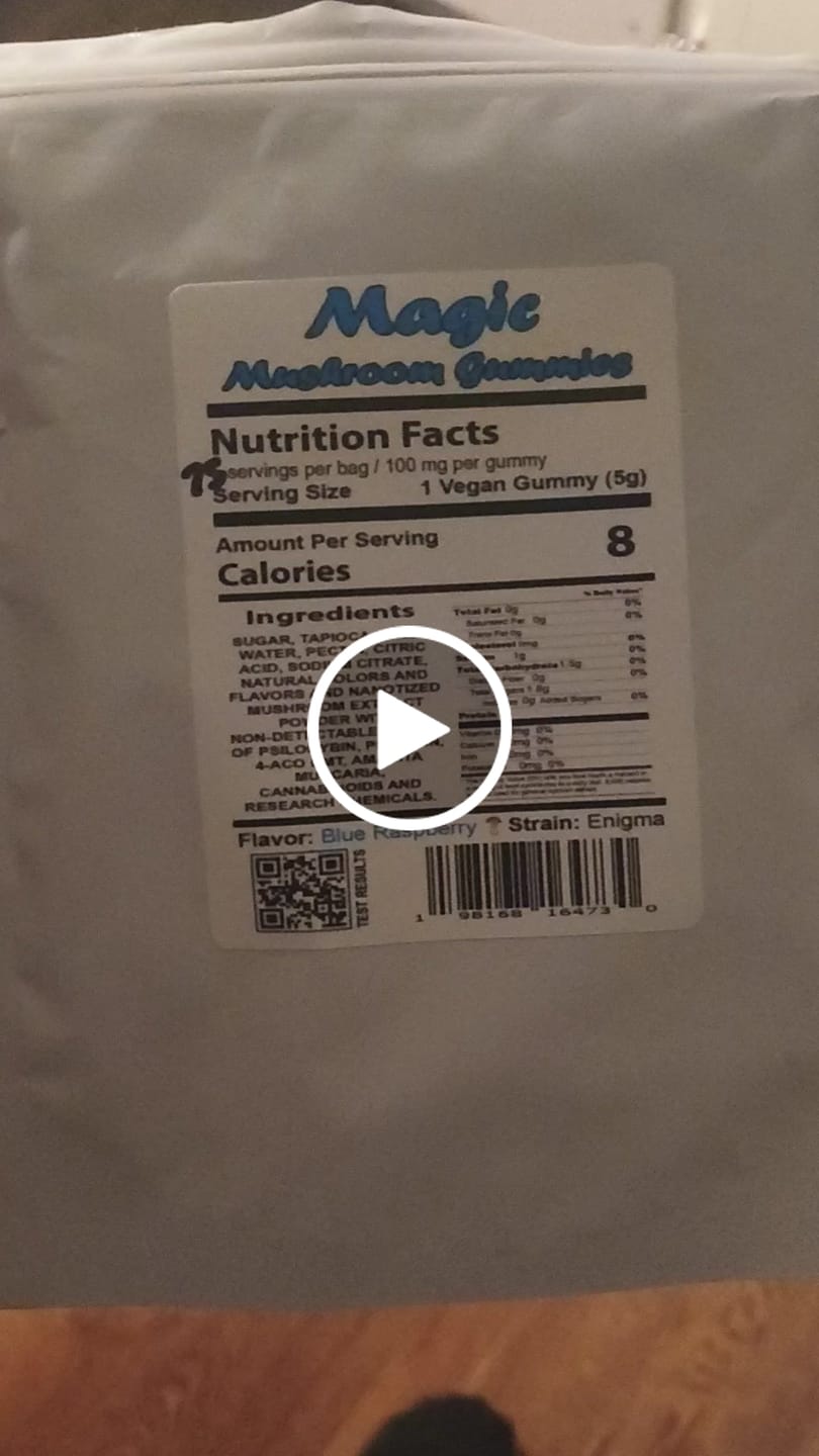 Customer video review of Bulk Magic Mushroom Gummies - 50% Off