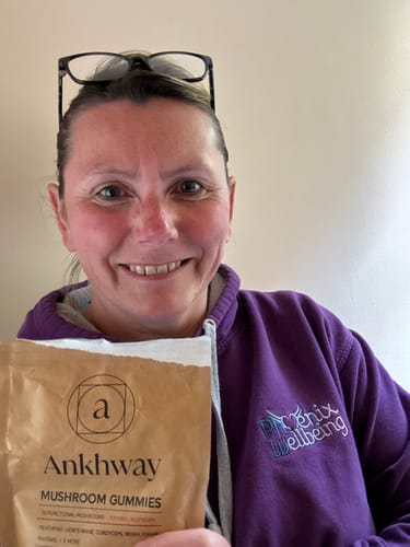 Customer photo review of Mushroom Gummies