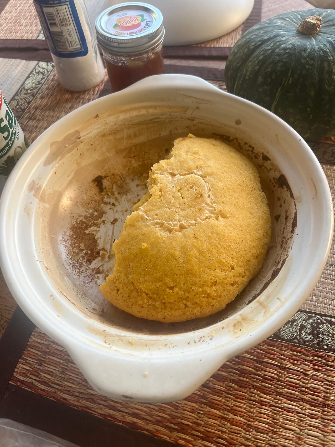 Customer photo review of Cousin T's Gourmet Honey Cornbread Mix