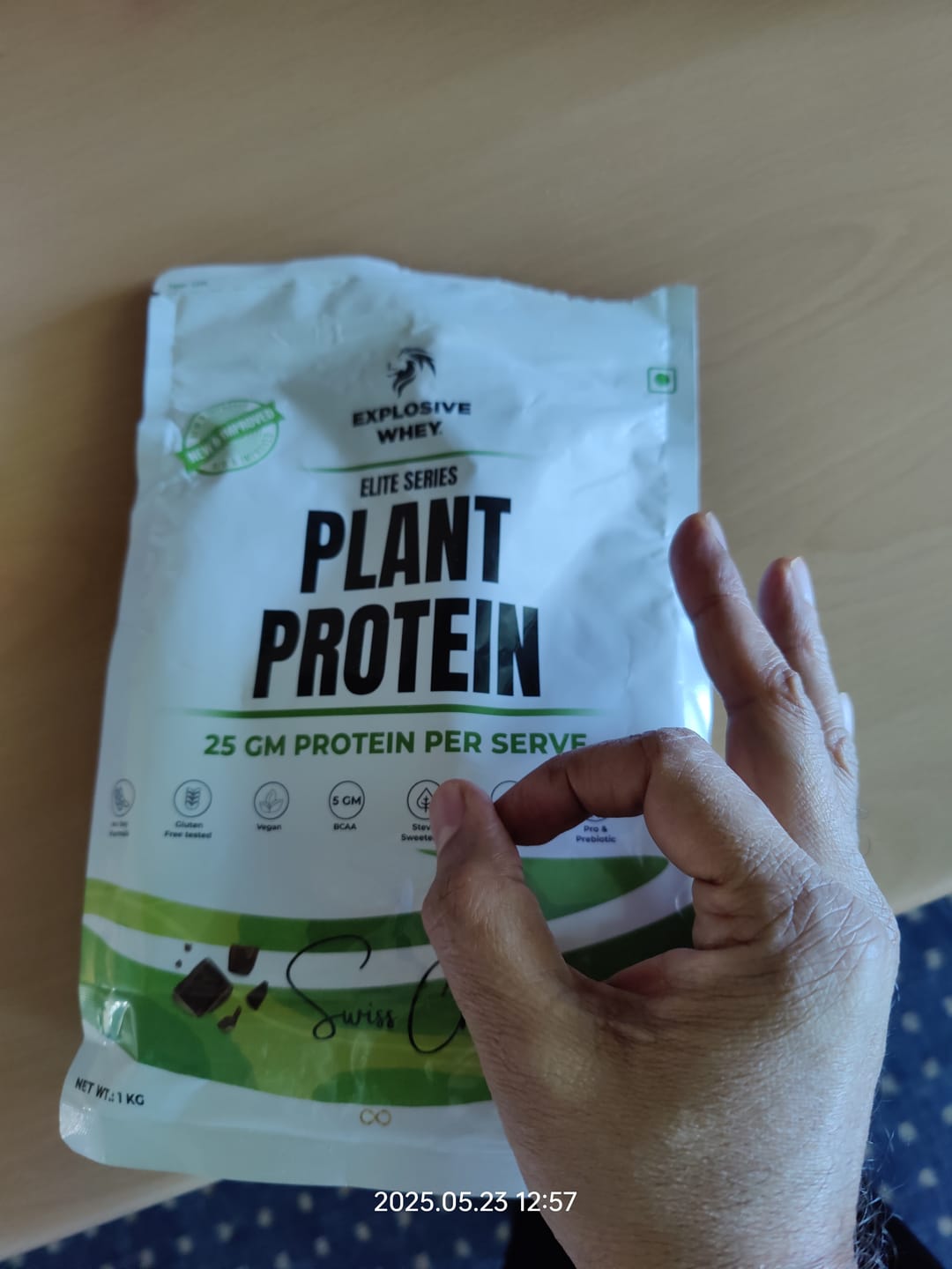 Customer photo review of Elite Series Plant Protein