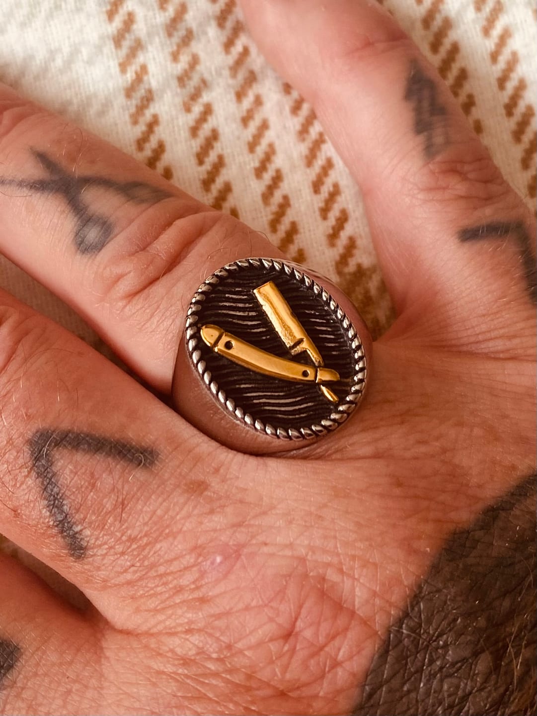 Customer photo review of BARBER CUT. - GOLD