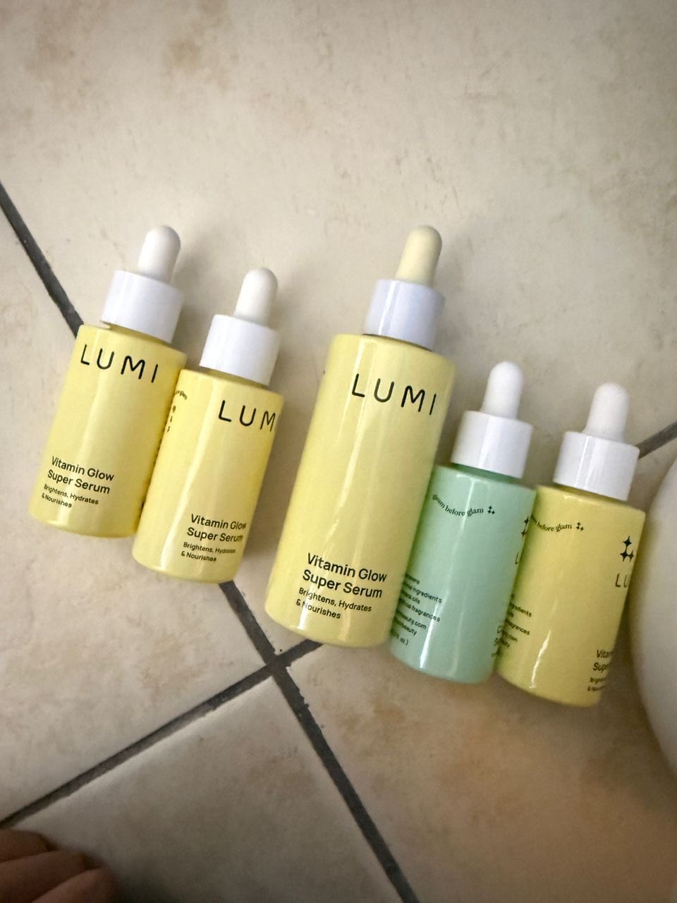 Customer photo review of Super Serum Trio