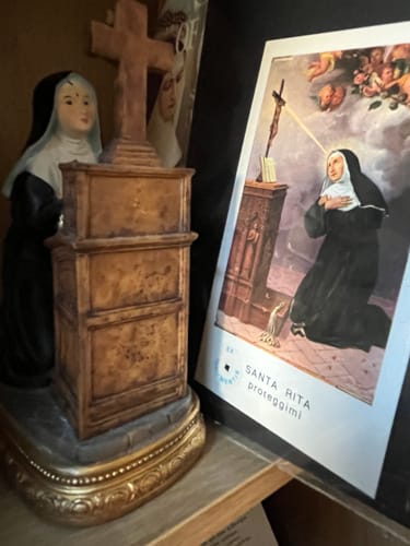 Customer photo review of Santa Rita Relic Prayer Card - For Desperate Cases