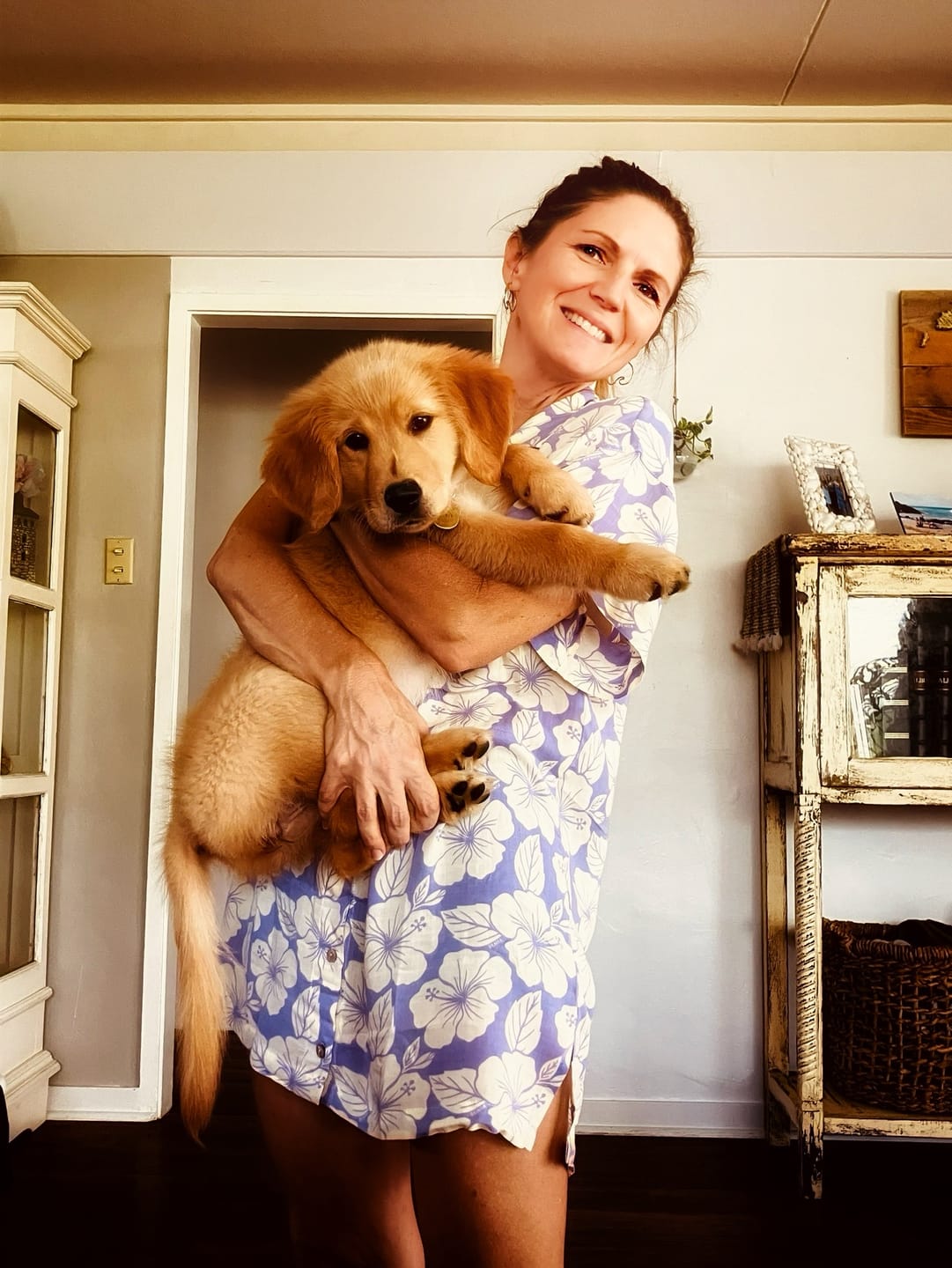 Customer photo review of Aloha Shirt Dress - Aokis