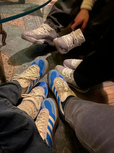 Customer photo review of Bad Bunny San Juan Gazelle Indoor