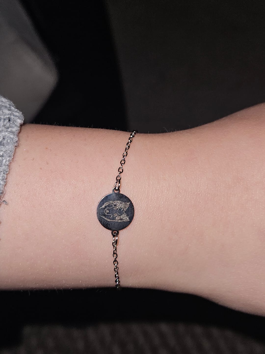 Customer photo review of Rückseitengravur