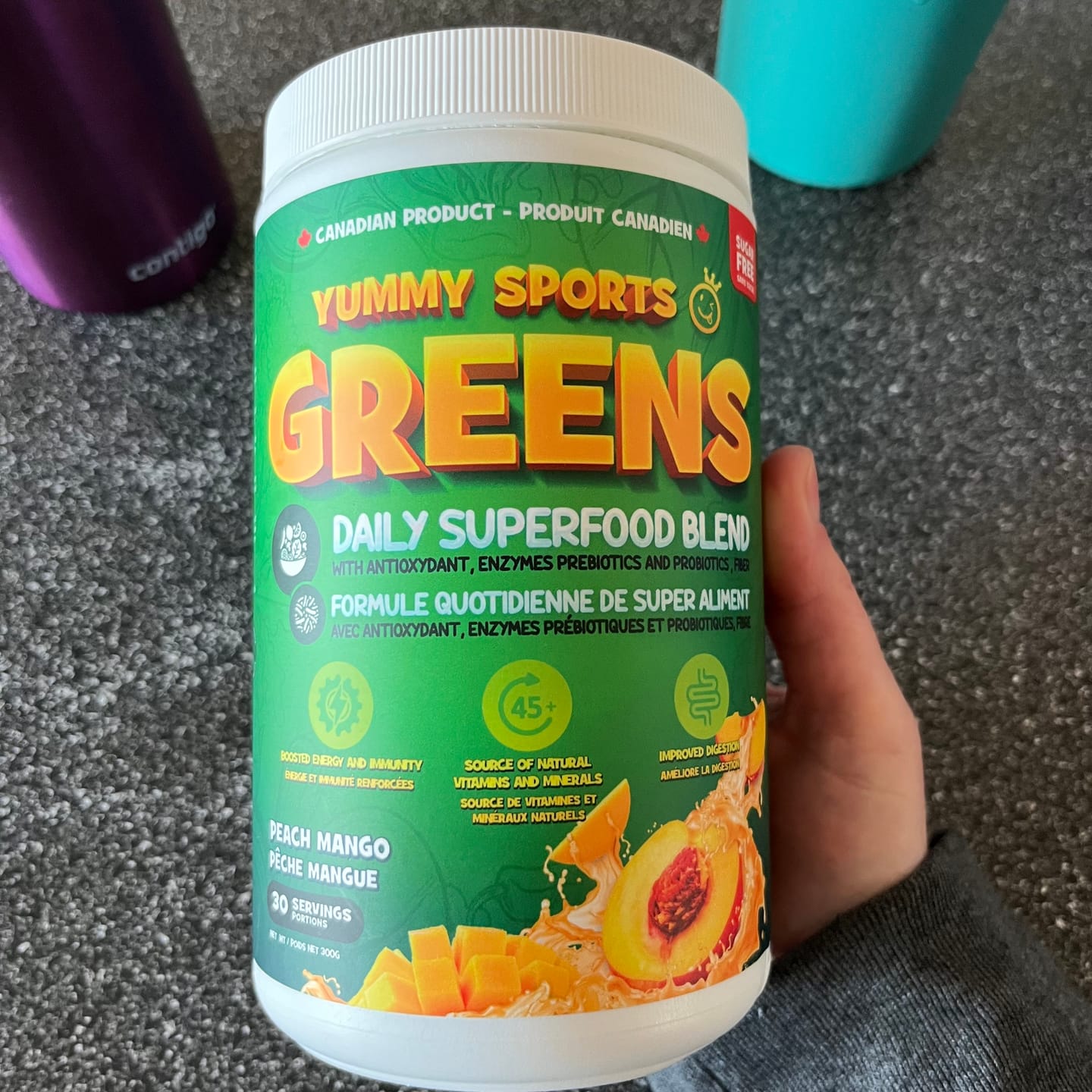 Customer photo review of Yummy Sports - Greens - 300g