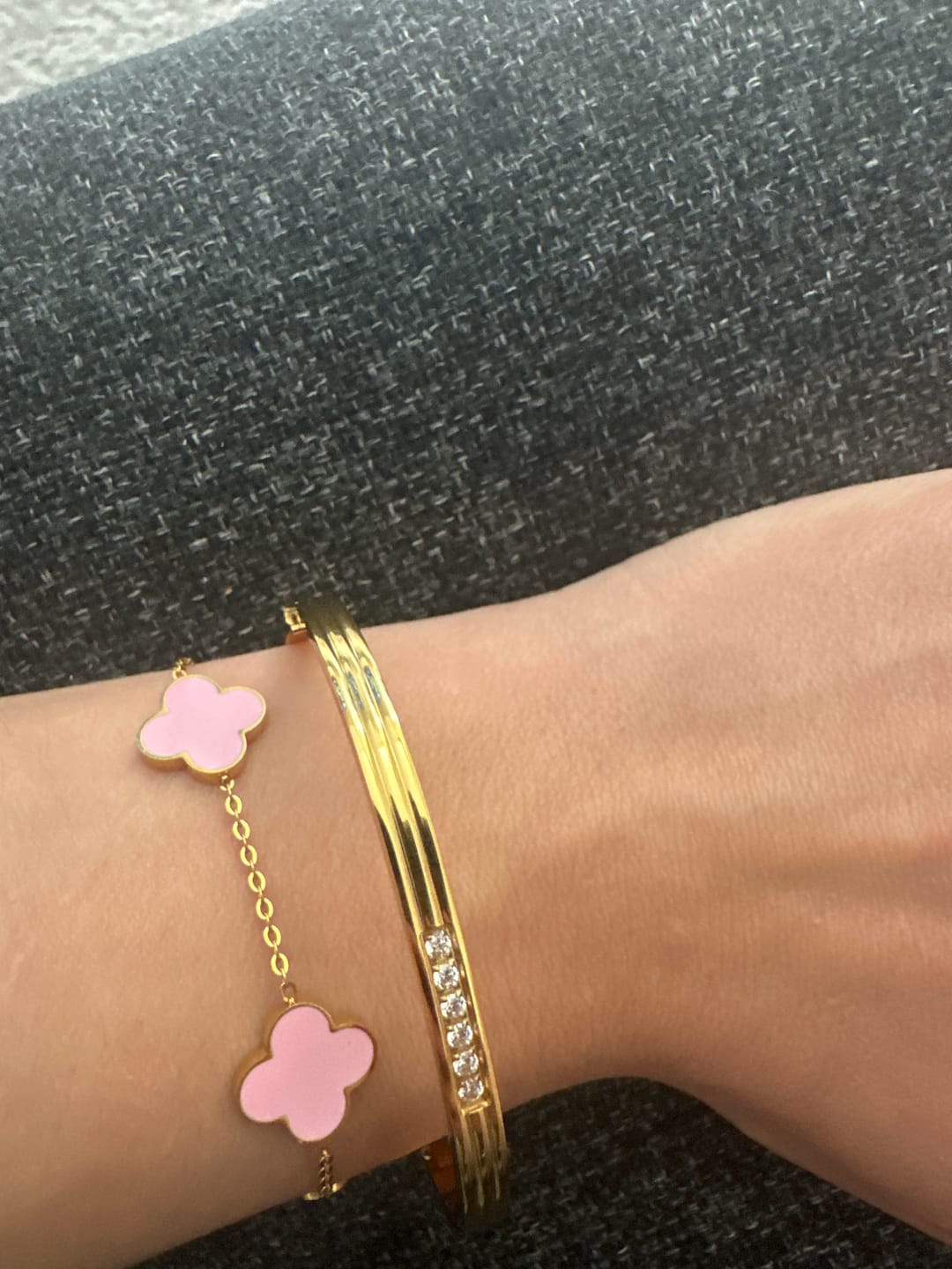 Customer photo review of Orabelle Armreif | 18K vergoldet