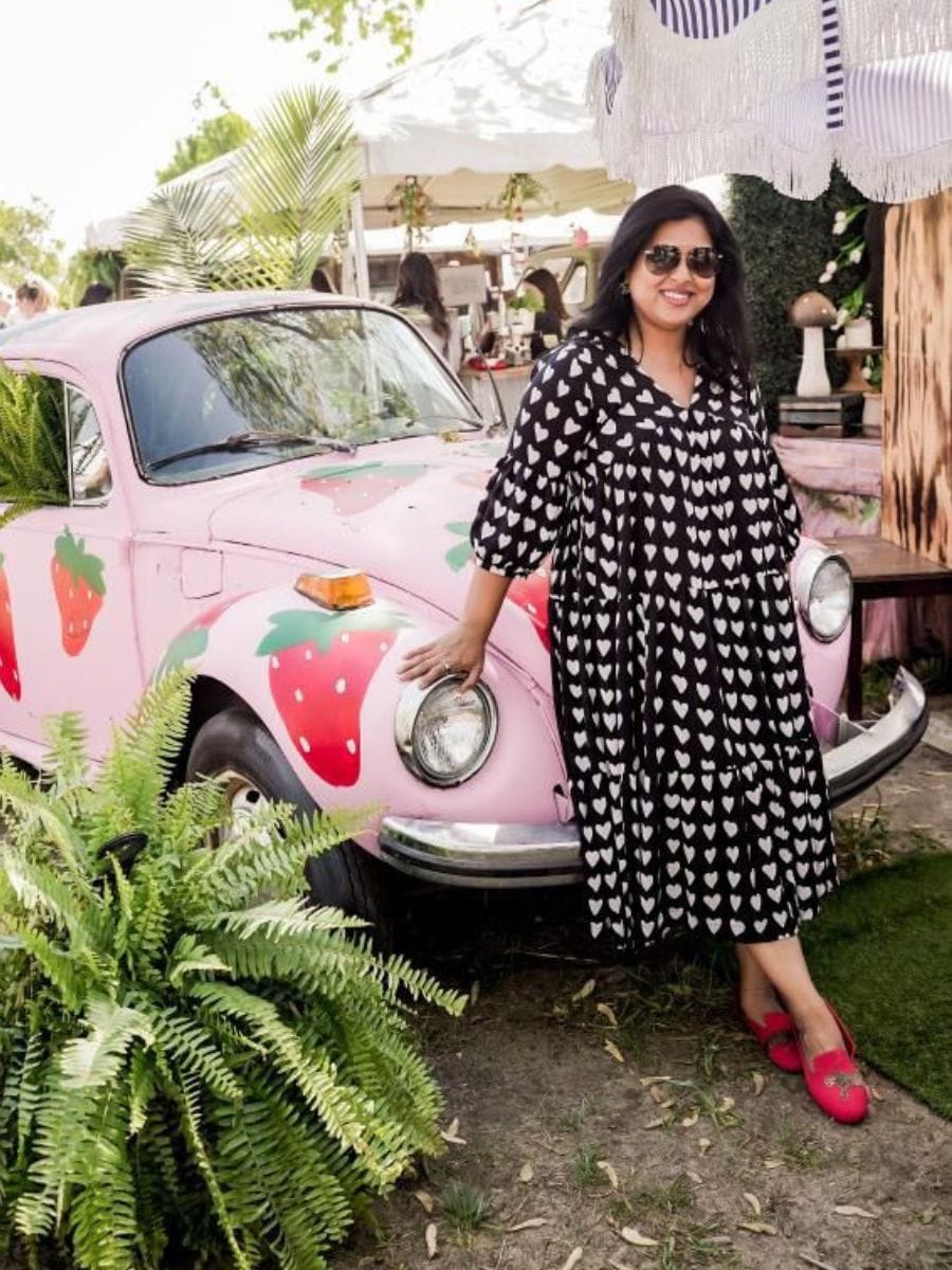 Customer photo review of Lover Black Modal Maxi Dress
