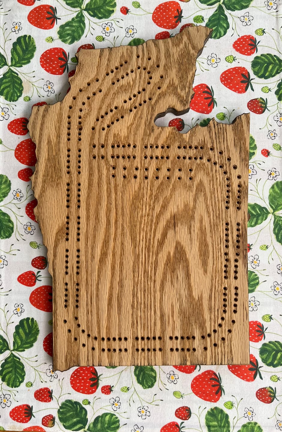 Customer photo review of 15.75x10.15" State Of Washington Acrylic Router Template