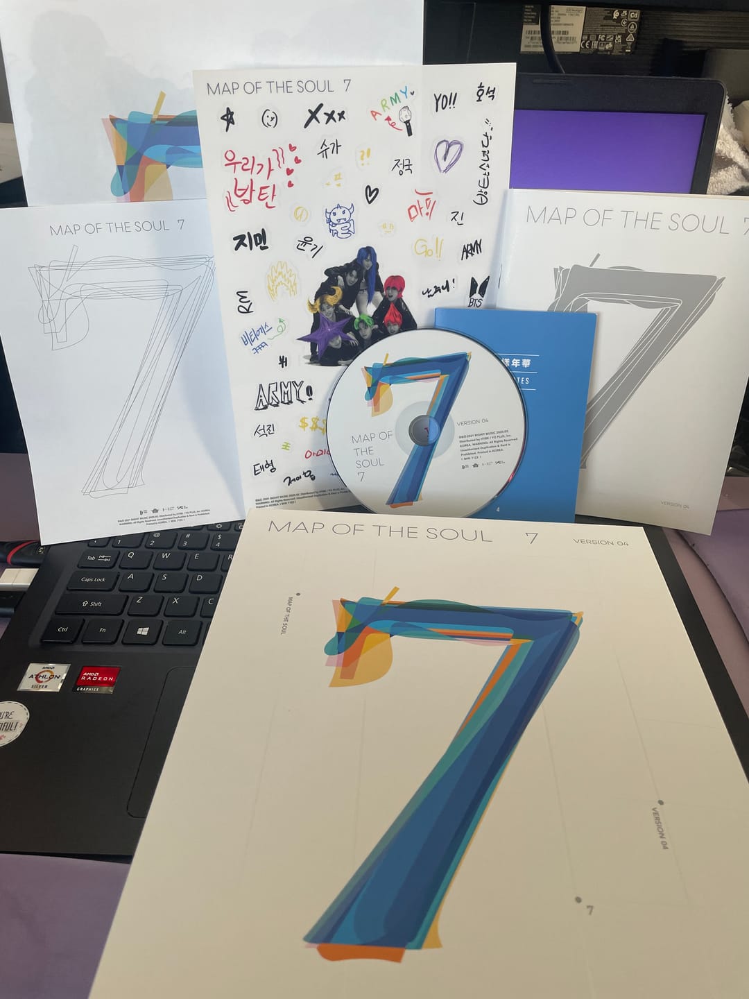 Customer photo review of BTS - 4TH FULL ALBUM MAP OF THE SOUL 7