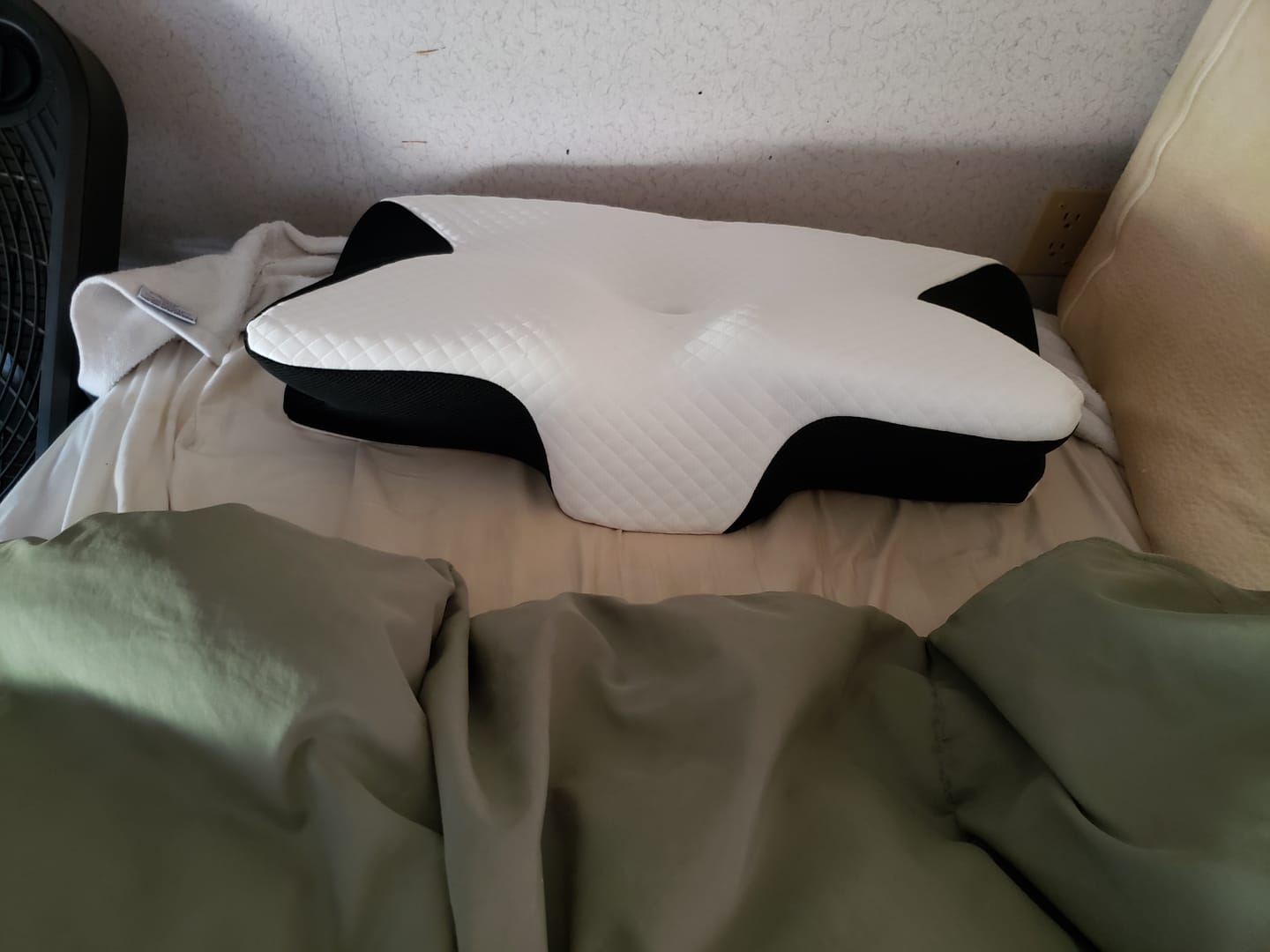Customer photo review of Dreamers® Relief Pillow